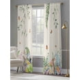 thumbnail image 4 of Easter Sheer Curtains 96 Inch Length 2 Panels for Living Room, Eggs Gnomes Bunny Elegant Pastoral Rustic Voile Kitchen Curtain Set, Luxury Privacy Drapes Window Treatment for Bedroom, 4 of 7