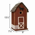 thumbnail image 2 of Home Bazaar HBA-1014RS Summitville Stable Birdhouse, Red, 2 of 8