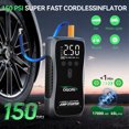 thumbnail image 4 of OGORI 4-in-1 Car Jump Starter 7000A with Air Compressor 150PSI Portable Car Battery Jump Starter (ALL Gas/8.0L Diesel Engine), 12V Portable Jump Box Car Battery Jumper Starter with Jumper Cables, 4 of 10