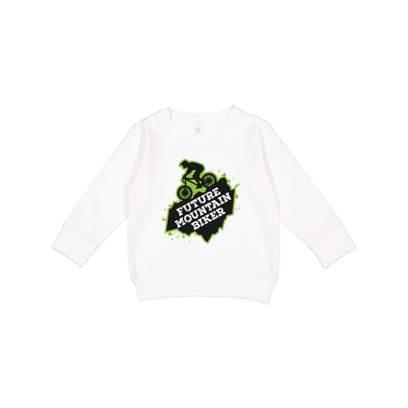 Inktastic Mountain Biking Future Mountain Biker Toddler Sweatshirt