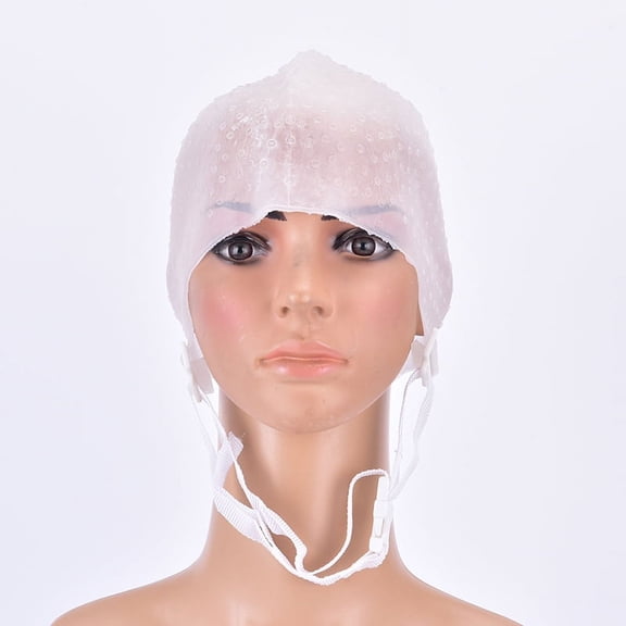 Silicone Hair Highlights Cap With Needle Reusable Hair Coloring Cap Hair Dye Hat