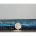 thumbnail image 7 of Contemporary Home Living 2.25' x 3.25' Diamond Rectangular Area Throw Rug - Navy Blue and Teal Blue, 7 of 7