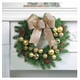 thumbnail image 5 of RnemiTe-amo Christmas Wreath Outdoor Decor on Sale,Christmas Wreath Metal Wreath LED Warm Light Large Bow Christmas Decorations, 5 of 5