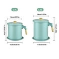 thumbnail image 2 of Oil Strainer Pot Oil Storage Tank Pot Supplies Filter Cooking Oil Keeper with Lid and Handle, 2 of 7