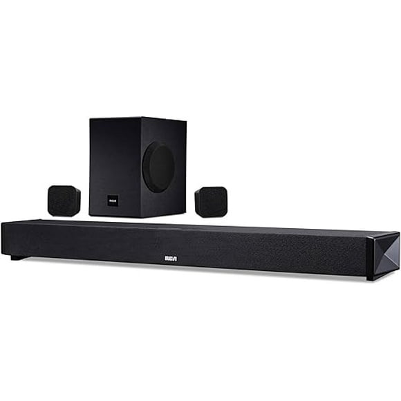 Barra de sonido con Woffer RCA y bocinas traseras