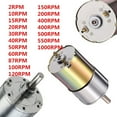 Dc 12V 2Rpm 1000Rpm High Torque Electric Gear Box Motor Speed
