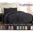 thumbnail image 6 of Neutral Solid Color 3-Piece Duvet Cover Set by Southshore Fine Linens, 6 of 6