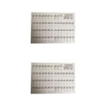 thumbnail image 3 of Eigraketly Piano Sticker Thin Keyboard Stickers Stave Glue Supplies Educational No Safety Note Accessories Instrument Training Workmanship Blanco negro 2piezas, 3 of 6
