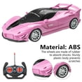 thumbnail image 4 of 1 18 RC Drift Car with 4 Channel and LED Light Sports Toy Car High Simulation High-speed RC Racing Car for Kids Aged 3+(Pink), 4 of 4