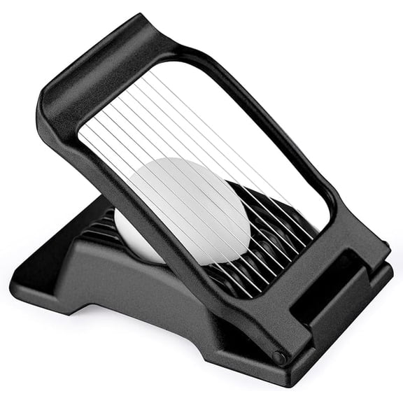 Funpisea Heavy Duty Egg Slicer with Stainless Steel Wire, Dishwasher Safe