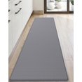 thumbnail image 1 of Kitchen Rug Anti Fatigue Mats for Floor, 17x59 Non Skid Cushioned Comfort Standing Desk Waterproof Runner, Grey, 1 of 9