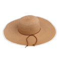 thumbnail image 5 of Sombrero de paja de mujer Hugo plegable Verano Borde Ancho negro, 5 of 5