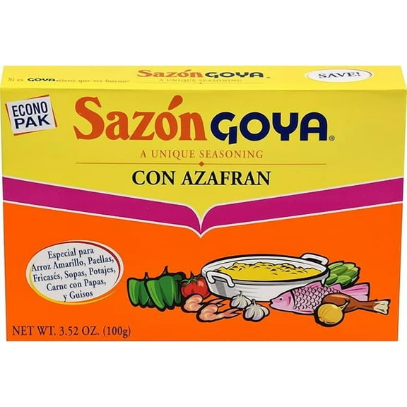 Goya Sazón Seasoning With Azafran, 3.52 Oz