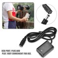 thumbnail image 1 of NP - FW50 USB Dummy Battery Adapter, Extend Camera Shooting Time, Compatible with ILDC Cameras, USB Port, 1.96m Cable, 1 of 7