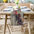 thumbnail image 2 of Creative Design Table Runners 16x72inch Decorative Table Runner for Dinner Parties & Events, Coke Bottle on Beach Wood Grain, 2 of 8