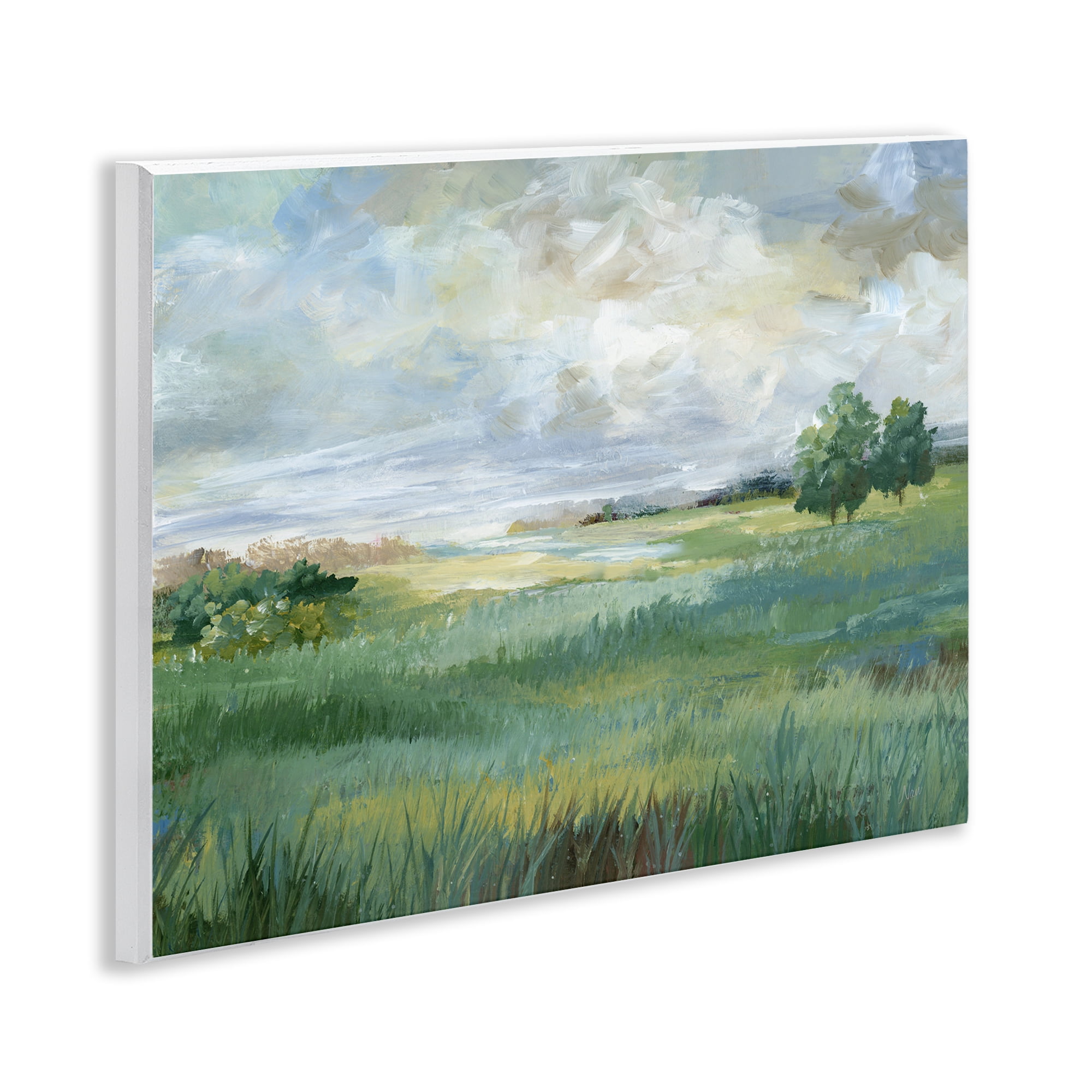 Stupell Industries Idyllic Summer Field Wall Plaque Art, design by Nan