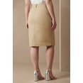 thumbnail image 2 of Jessica London Women's Plus Size Stretch Cotton Chino Skirt, 2 of 4