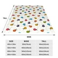 thumbnail image 3 of Fuzoiu Cute Ladybugs Print Ultra-Soft Micro Fleece Blanket,All Seasons Flannel Throw, Lightweight Blanket for Bed, Sofa, Couch, Movie Night, Camping, and Travel-80"x60", 3 of 7