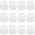 thumbnail image 1 of 12 Pcs Square Clear Plastic Beads Storage Containers Box - Small Plastic Containers for Jewelry Findings and Art Supplies (2.05 x 2.05 x 2.28 Inch), 1 of 8