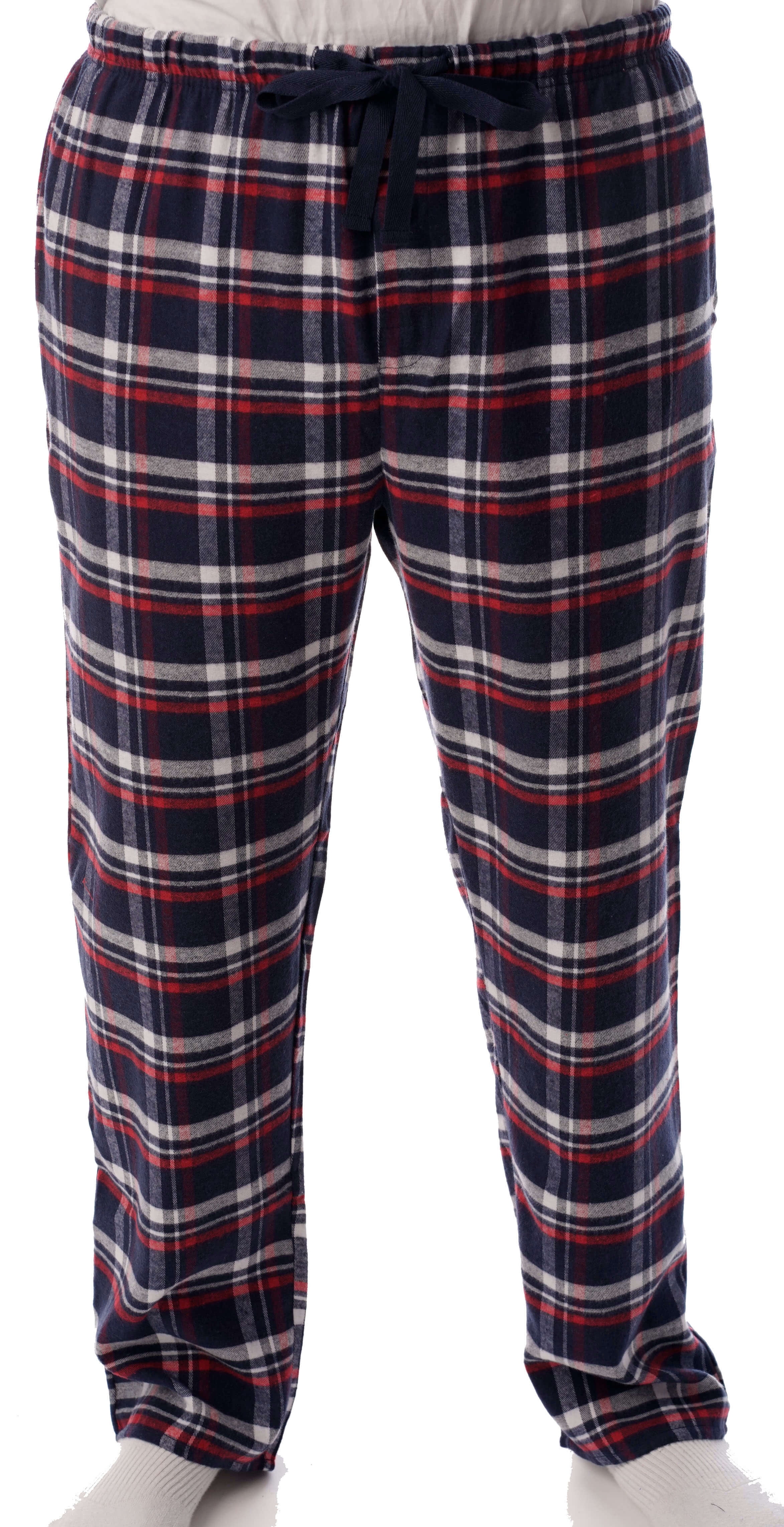 #followme Mens Flannel Pajama Pants Mens Pajamas 45905-7-XXL (Navy ...