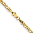 thumbnail image 3 of Primal Gold 10 Karat Yellow Gold 3.20mm Semi-Solid Anchor Chain, 3 of 4