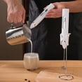 thumbnail image 4 of YIGSECU Pack of 1 Rechargeable Battery Propelled Electric Frother Highlighting 3 Exchangeable Executives and Carrying Case for Kitchen, 4 of 17