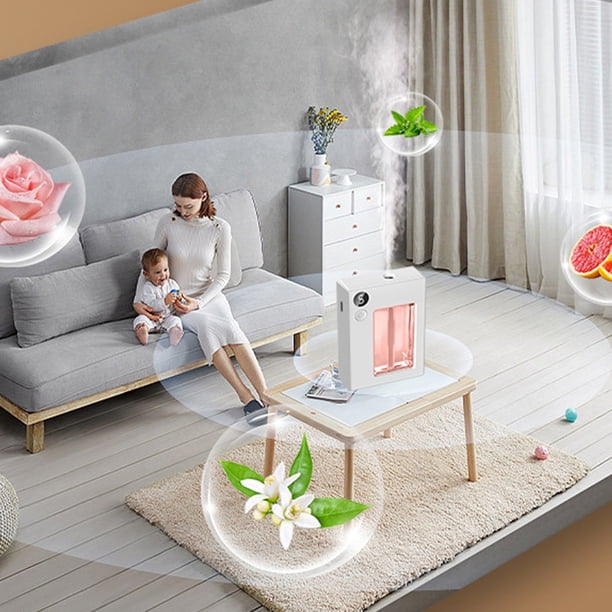 XWSHYW Electrodomésticos Difusor de Aceite de Máquina de Olor Comercial de 6 Velocidades Capacidad de Aceite 50 Ml Difusor de Aceite Sin Agua para Tienda En Casa Hotel Habitación Grande Oficina Silen