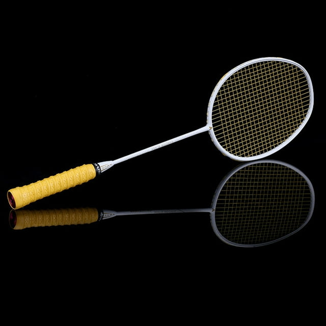 CAROOTU Graphite Single Badminton Racquet Professional Carbon Fiber Badminton Racket with Carrying Bag