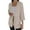 Beige, variant on Waffle Textured Quarter Sleeve Casual Cardigan Jacket for Women Urban Style Lightweight Cover Up L Size Beige