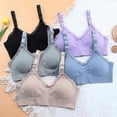 thumbnail image 2 of Sujetador de lactancia inalámbrico, sujetador de maternidad push-up, ropa interior transpirable sin costuras para mujeres embarazadas que dan el pecho., 2 of 5