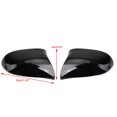 thumbnail image 3 of Glossy Black Side Mirror Cover Caps M Style for BMW X5 F15 X6 F16 28i 35i 14-18, 3 of 7
