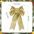 thumbnail image 3 of Large Christmas Glitter Bows Ornaments Sparkly Star‑Speckled Bow Decor Xmas Tree Hanging Decorations For Wreath Wrapping Holiday Home Decor Multiple Colors & Patterns, 3 of 9