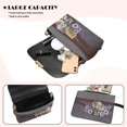 thumbnail image 4 of TSOVTHRID Elephant Daisy Gray Print Small Crossbody Purse for Women Trendy Leather Crossbody Bag Going-out Shoulder Handbags with Detachable Chain Strap, 4 of 7