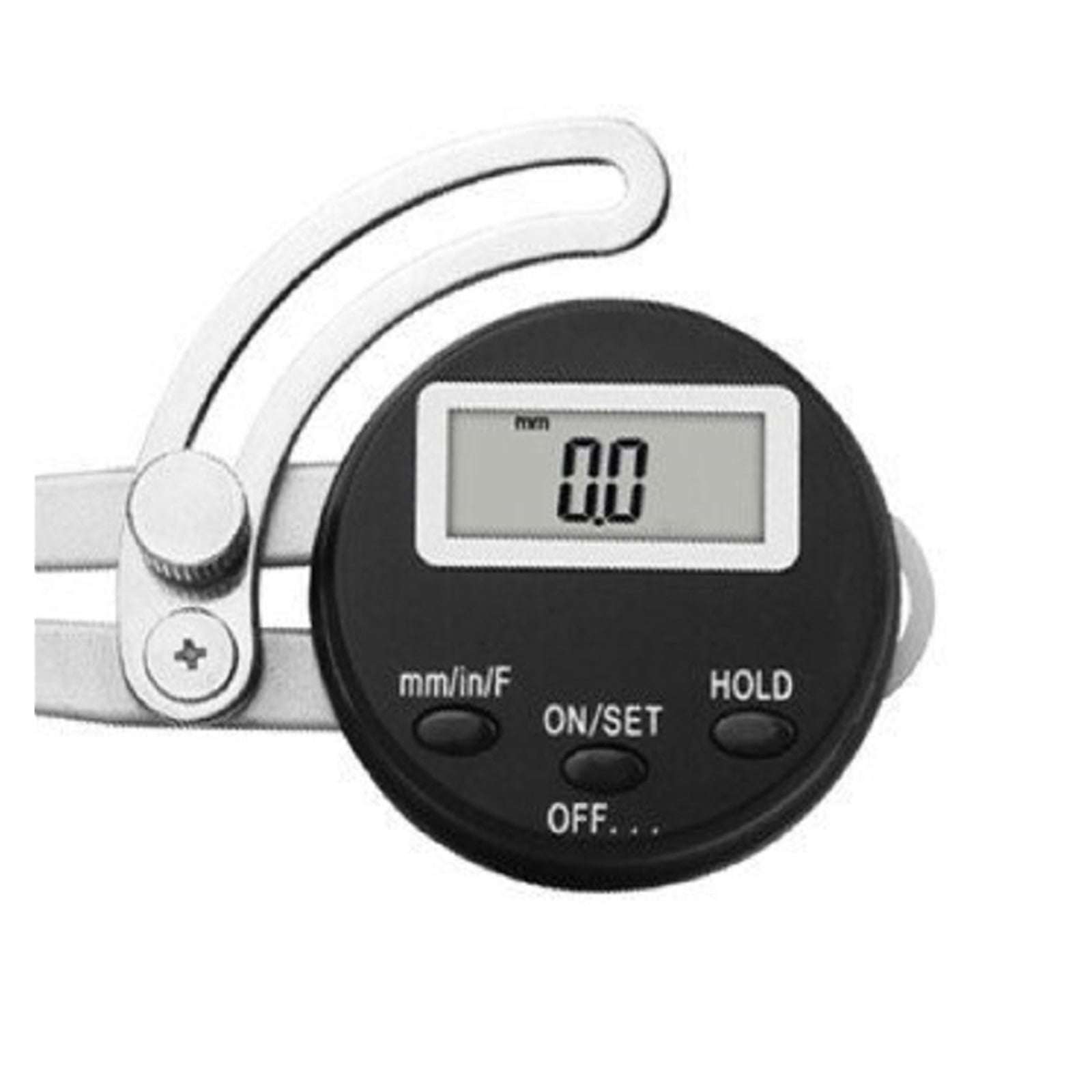 0~150mm 0.01inch Electronic Digital External Caliper Thickness Outer Diameter Measuring Caliper Gauge Dial Test Indicator ,Complete Kit
