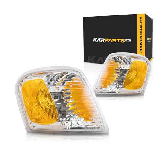 CarLights360: For Ford Explorer Sport Trac Signal Corner Light 2001 02 03 04 2005 Pair Driver and Passenger Side Replaces FO2520164   FO2521164