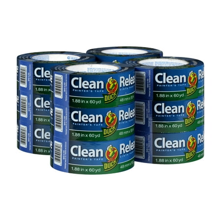 Duck Clean Release 1.88 in. x 60 yd. Blue Painter's Tape, 12 Pack