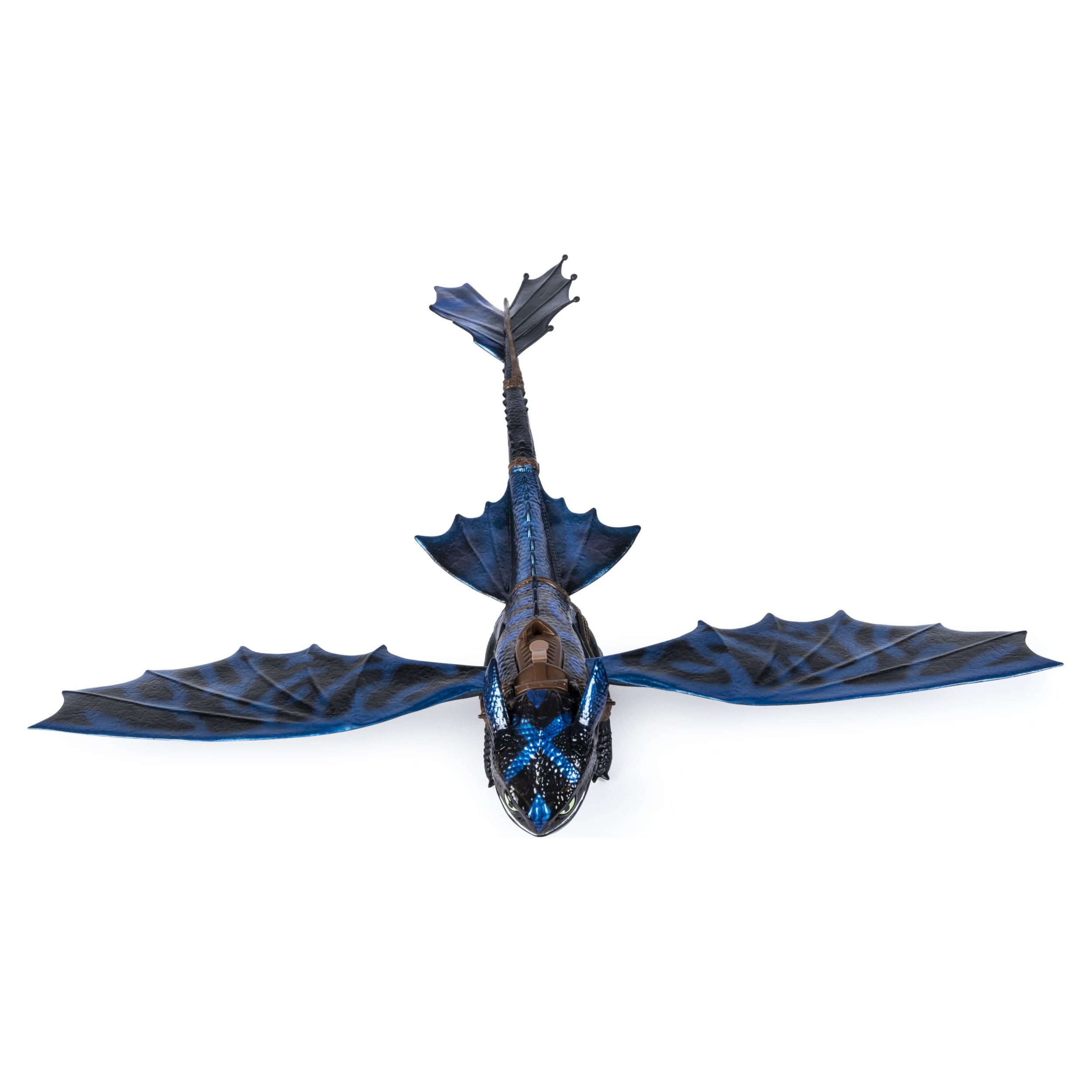 DreamWorks Dragons Giant Fire Breathing Toothless Action Figure - 20-inch Glow-in-the-Dark Dragon With Projectiles