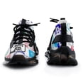 thumbnail image 3 of Series Of World Travel Passport Stamps Walking Shoes for Men Woman Lightweight Tennis Fashion Elastic Sports Shoes Cushion Basketball Shoes, 3 of 7