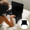 thumbnail image 1 of COOPHYA Portable Lap Computer Desk Black Rectangular 1Pcs for Writing Desk, 1 of 5