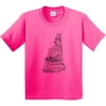 thumbnail image 3 of Inktastic New Hampshire State Word Salad Youth T-Shirt, 3 of 5