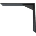 thumbnail image 4 of Ekena Millwork 2 1/2"W x 12"D x 10"H Countertop Support Steel Heavy Duty Bracket w/ Gusset, Powder Coated Black, 4 of 10