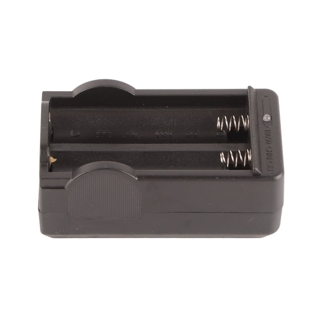Cargador de batería 18650 de 2 bahías Cargador de batería de litio 18650 de 2 ranuras Enchufe estadounidense de 100 a 240 V