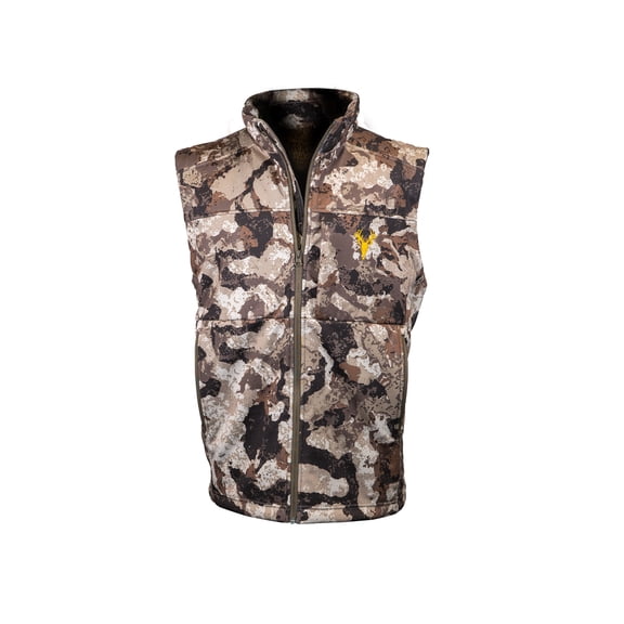HOT SHOT Men’s Camo Softshell Vest – Veil Cervidae Lightweight Hunting Outdoor Apparel, XX-Large