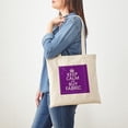 thumbnail image 3 of CafePress - Keep Calm And Buy Fabric Tote Bag - Unisex Canvas Tote Bag, Beige, 1-Piece, 3 of 6
