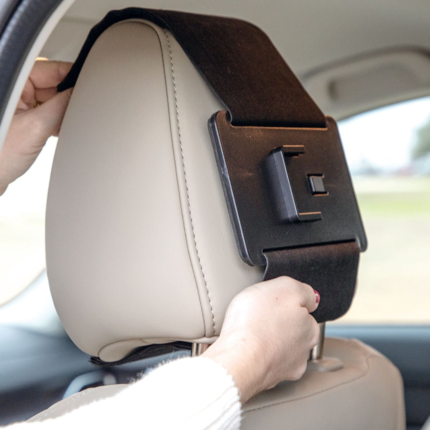 Nûby™ Lightweight & Portable Tablet Holder Car Accessory - Black, Easy to install & adjust