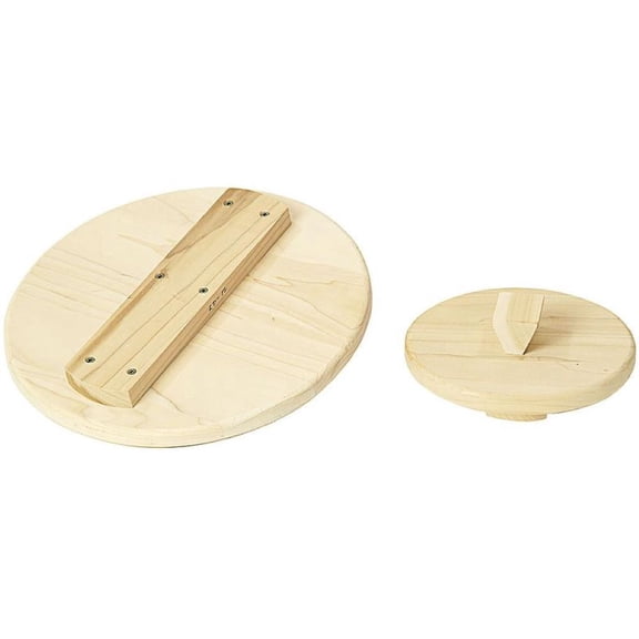 Lehman's Wooden Cover Lid for Pickling and Fermentation Crocks, Pickle and Ferment Your Own Sauerkraut, Pickles and Vegetables, 1 gal, 7.75 in diameter