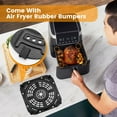 thumbnail image 7 of GWY Air Fryer Grill Plate for Ninja AF141, 8.5"×8.5", Black, 1 Pack, Dishwasher Safe, 7 of 7