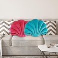 thumbnail image 4 of Hweilai Plush Sea Ocean Theme Seashell Conch Pillowslip For Living Room Pink M, 4 of 5