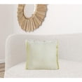 thumbnail image 6 of 20" X 20" Light Yellow And White 100% Cotton Geometric Zippered Pillow, 6 of 10