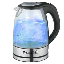Megachef MGKTL-1761 1.7 Litre Glass & Stainless Steel Electric Tea Kettle